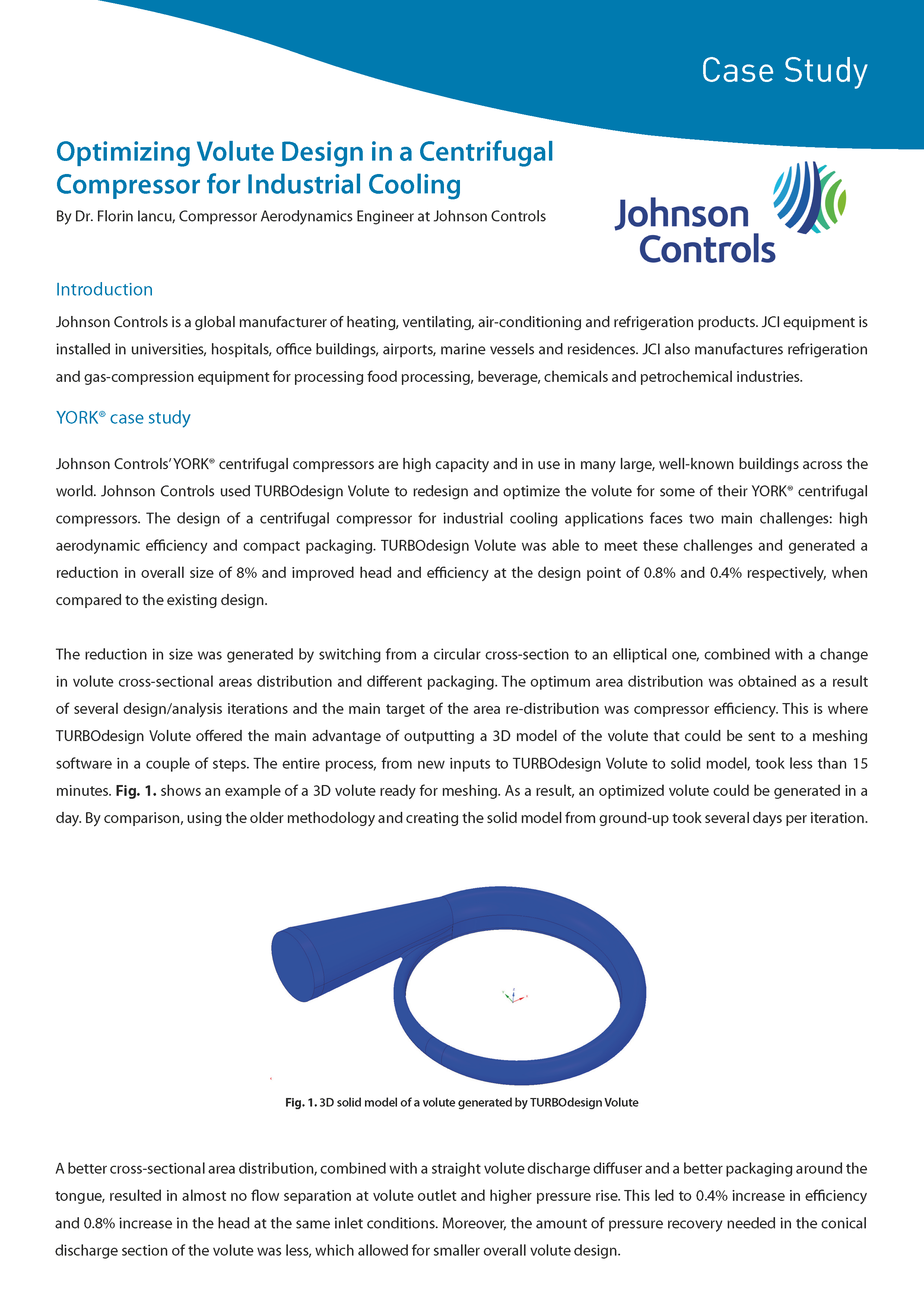 Optimizing Volute Design In A Centrifugal Compressor